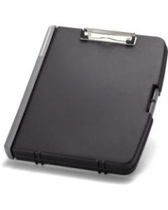 OIC Triple File Form Holder Storage Clipboard Box, 8 1/2in x 11in, Black