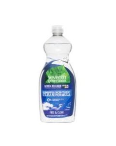 Seventh Generation Natural Dishwashing Liquid, Free & Clear Scent, 25 Oz Bottle