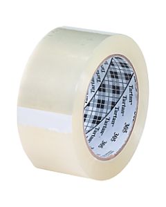 3M 305 Carton Sealing Tape, 2in x 110 Yd., Clear, Case Of 36