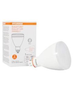 Sylvania SubstiTUBE DULUX GX24Q Vertical LED Tubes, Ballast Compatible, 5.8inL, 2700 Kelvin/Soft White, 16 Watt, Case Of 32 Tubes