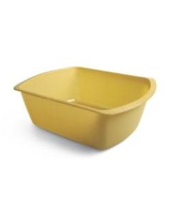 Medline Rectangular Plastic Washbasins, 6 Qt, Gold, Pack Of 50