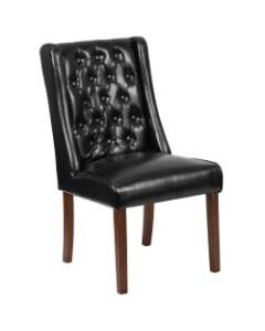 Flash Furniture Hercules Preston Tufted Parsons Chair, Black
