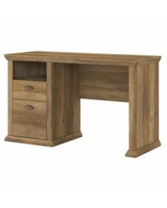 Bush Furniture Yorktown 50inW Home Office Desk With Storage, Reclaimed Pine, Standard Delivery