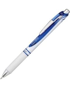 Pentel EnerGel Pearl Retractable Liquid Gel Pen, Medium Point, 0.7 mm, Pearl White Barrel, Blue Ink