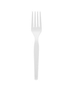Dixie Medium-weight Disposable Forks Grab-N-Go by GP Pro - 100 / Box - 1000 Piece(s) - 1000/Carton - 1000 x Fork - Polystyrene - White