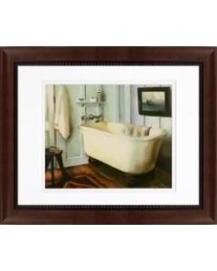 Timeless Frames Clayton Framed Bath Artwork, 11in x 14in, Brown, Cape Cod Cottage Tub