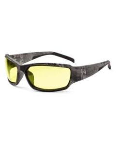 Ergodyne Skullerz Safety Glasses, Thor, Kryptek Typhon Frame, Yellow Lens