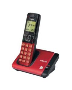 VTech DECT 6.0 Cordless Single Handset Phone with Caller ID/Call Waiting, Red