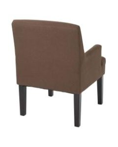 Ave Six Work Smart Main Street Guest Chair, Woven Seaweed/Black