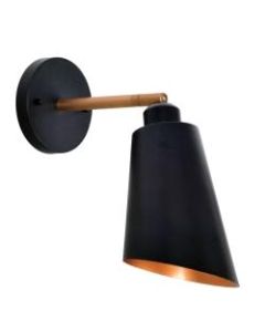 Kenroy Home Alvar Wall Lamp, 5inW, Black