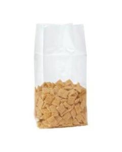 3in x 1 3/4in x 8 1/4in - 1.5 Mil Gusseted Polypropylene Poly Bags