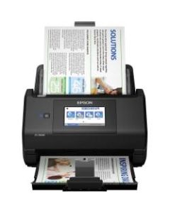 Epson WorkForce ES-580W Wireless Duplex Touchscreen Desktop Color Document Scanner with Auto Document Feeder