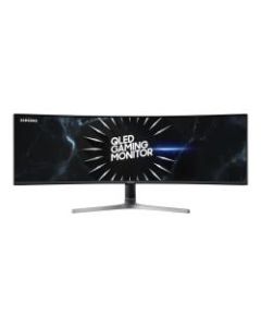 Samsung CRG9 49in Dual Quad HD QLED LCD Monitor, HDMI, DisplayPort C49RG90SSN
