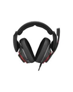 EPOS I SENNHEISER GSP 600 - Headset - full size - wired - 3.5 mm jack - black, red