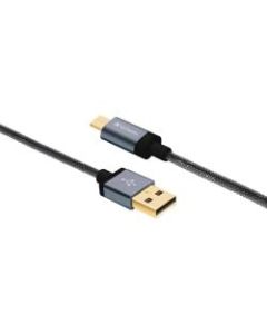 Verbatim Sync/Charge Micro-USB Data Transfer Cable - 3.92 ft Micro-USB Data Transfer Cable for Bluetooth Headset, Smartphone, Tablet - Micro USB - Black - 1 Each