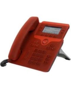 zCover Silicone Desk Phone Base+Handset Cover - For IP Phone - Red - Dirt Resistant, Scratch Resistant, Liquid Resistant, Impact Resistant, Heat Resistant, Cold Resistant, UV Resistant, Tear Resistant, Puncture Resistant - Silicone Rubber - 1