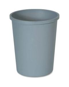 Rubbermaid Commercial Untouchable 11-gal Container - 11 gal Capacity - Round - Crack Resistant, Durable - 18.8in Height x 15.8in Diameter - Plastic - Gray - 1 Each