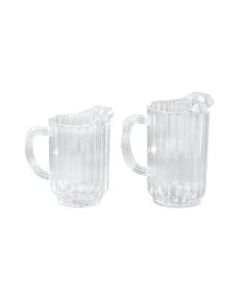 Rubbermaid Bouncer Plastic Pitcher, 32 Oz, Clear