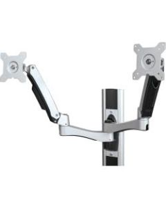 Balt HG Workstation Wall Mount Kit, Additional Monitor Arm Mount, 4.53in x 4.53in x 16.26in, Gray, 66646