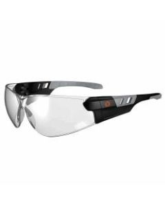 Ergodyne Skullerz SAGA Frameless Safety Glasses, One Size, Matte Black Frame, Indoor/Outdoor Lens