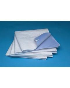 Sahara Extra-Absorbent Underpads, 34in x 36in, Blue, Case Of 12