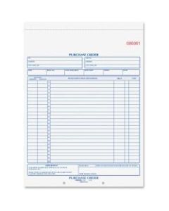 Rediform 2-part Carbonless Purchase Order Book - 50 Sheet(s) - 2 PartCarbonless Copy - 8.50in x 11in Sheet Size - Assorted Sheet(s) - Blue Print Color - 1 Each