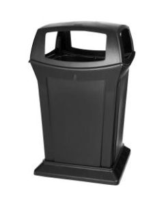 Rubbermaid Ranger Fire-Safe Square Structural Foam Container, 45 Gallons, Black