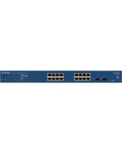 NETGEAR 16-Port Smart Managed Pro Switch, GS716T - 16 Ports - Manageable - 10/100/1000Base-T - 2 Layer Supported - 2 SFP Slots - 1U High - Rack-mountable, Desktop - Lifetime Limited Warranty