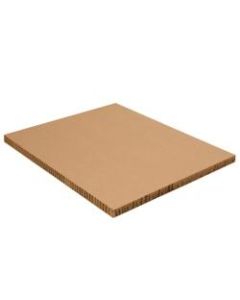 Office Depot Brand Honeycomb Sheets, 48inH x 96inW x 2inD, Kraft, Case Of 20