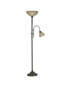 Kenroy Callahan Floor Lamp, 72inH, Bronze