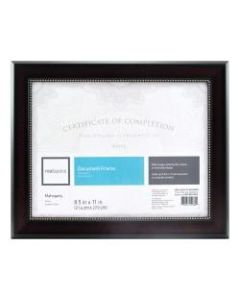 Realspace Photo/Document Frame, Harrison, 8-1/2in x 11in, Mahogany