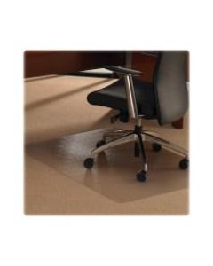Floortex Polycarbonate Rectangular Chair Mat For Thick Carpet, 35in x 47in, Clear