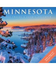 Willow Creek Press Scenic Monthly Wall Calendar, 12in x 12in, Minnesota, January To December 2022