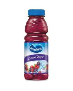 Ocean Spray Cran-Grape Juice Drink - Cranberry, Grape Flavor - 15.20 fl oz (450 mL) - Bottle - 12 / Carton