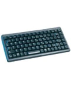 CHERRY G84-4100 Ultraslim Keyboard - PS/2, USB - QWERTY - 86 Keys - Black"