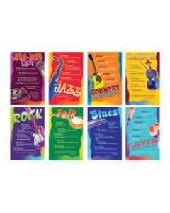 North Star Teacher Resources Music Genres Bulletin Board Set, 11in x 17in, Multicolor