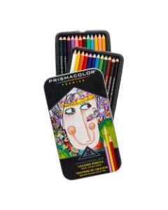 Prismacolor Professional Thick Lead Art Pencils, Assorted Colors, Set Of 24 Pencils