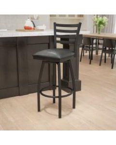 Flash Furniture Swivel Bar Stool, Black
