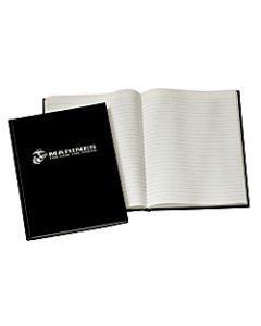 Accounting Book With Marine Logo, 10 1/2in x 8in, 192 Pages