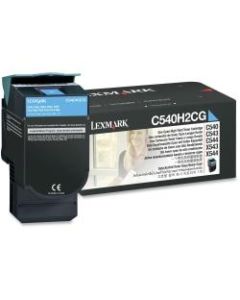 Lexmark C540H2CG High-Yield Cyan Toner Cartridge