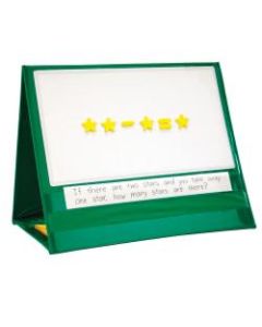 Learning Resources Magnetic Demonstration Double-Sided Tabletop Pocket Chart, 20in x 24in, Green, Grade 1 - Grade 4