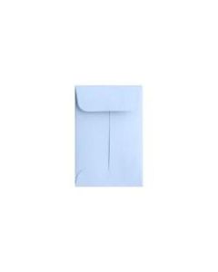 LUX Coin Envelopes, #1, Gummed Seal, Baby Blue, Pack Of 50