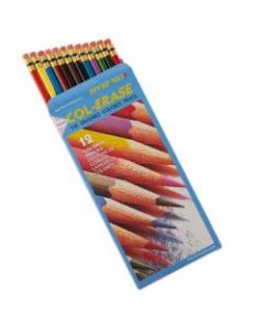 Sanford Prismacolor Col-Erase Pencils, Assorted Colors, Box Of 12 Pencils