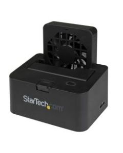StarTech.com Hot-Swap Hard Drive Docking Station for 2.5in/3.5in SATA III Hard Drives - External eSATA/USB 3.0 Hard Drive Dock w/ UASP (SDOCKU33EF) - Storage controller - 2.5in, 3.5in - SATA 6Gb/s - 600 MBps