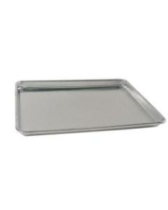 Winco Half Size Aluminum Sheet Pan, 17 -15/16inL x 13inW x 1inH, Silver