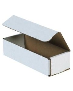 Office Depot Brand 12in Corrugated Mailers, 2inH x 4inW x 12inD, White, Pack Of 50