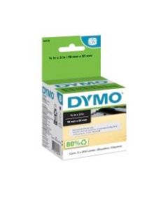 DYMO LabelWriter Labels, Return Address, 30578, 3/4in x 2in, Box of 400