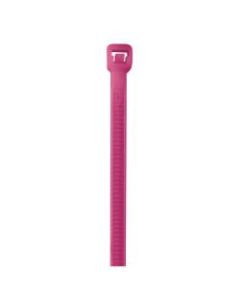 Office Depot Brand Color Cable Ties, 5.5in, Fluorescent Pink, Case Of 1,000