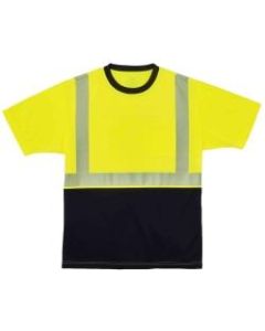 Ergodyne GloWear 8280BK Type R Class 2 Performance T-Shirt, 4X, Lime