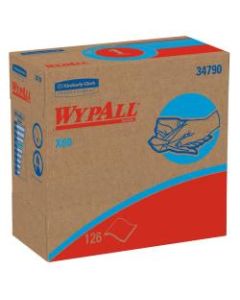 Kimberly-Clark Professional Wipers WypAll X60 Pop-Up Box, 9 1/10in x 16 4/5in, Box Of 126